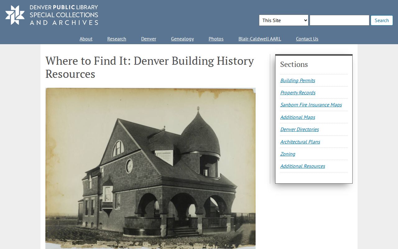Lakewood previous residents house-history research guide